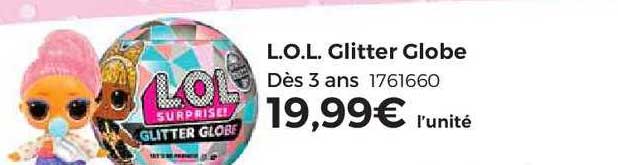 l.o.l. glitter globe