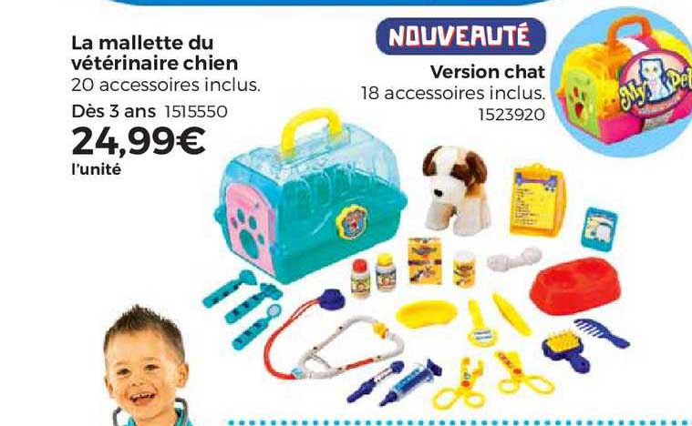 la mallette du vétérinaire chien, version chat