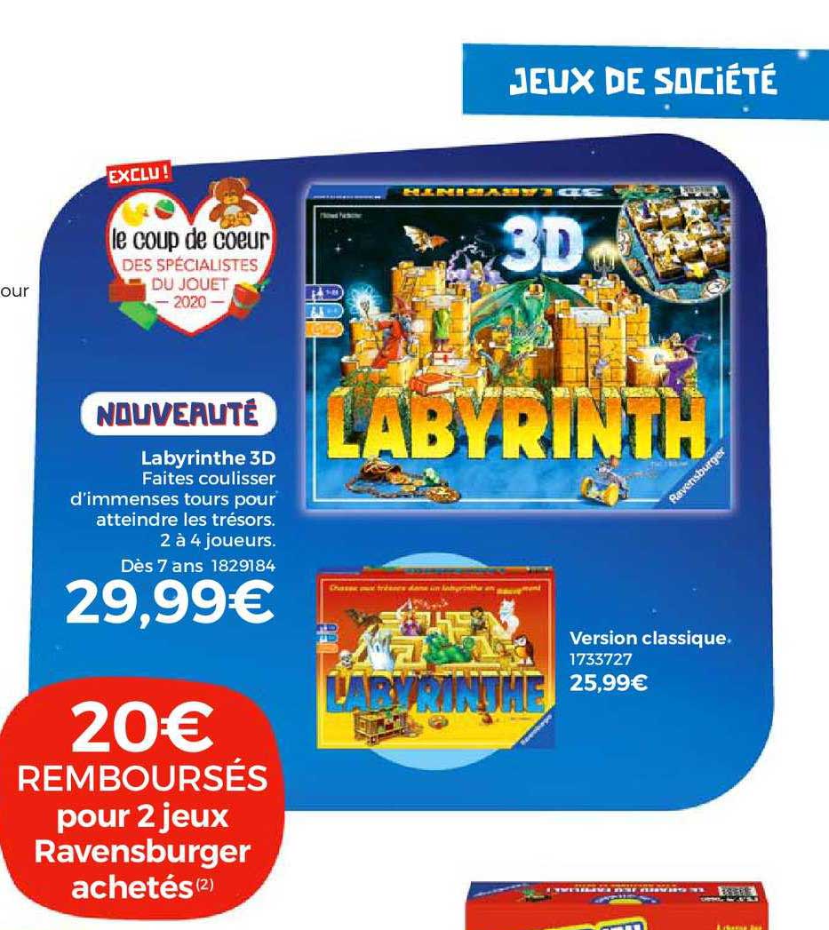 labyrinthe 3d, version classique