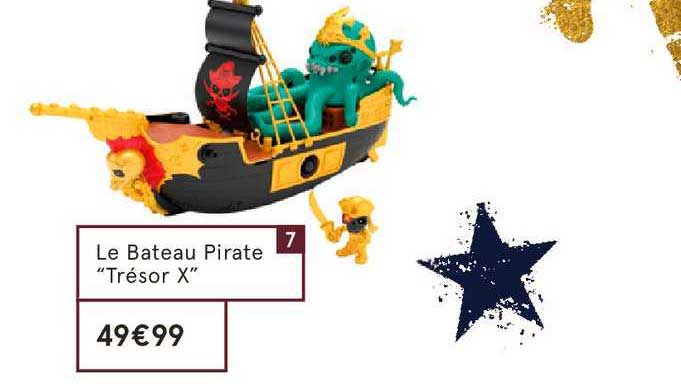 le bateau pirate trésor x