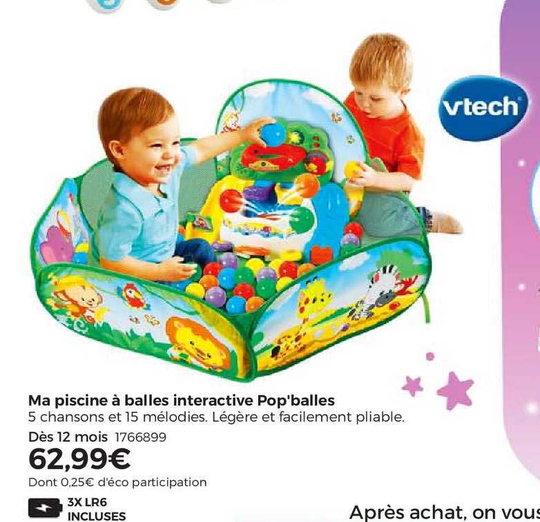 ma piscine à balles interactive pop'balles