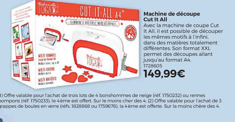 machine de découpe cut it all