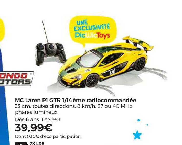 mc laren p1 gtr 1-14 ème radiocommandée