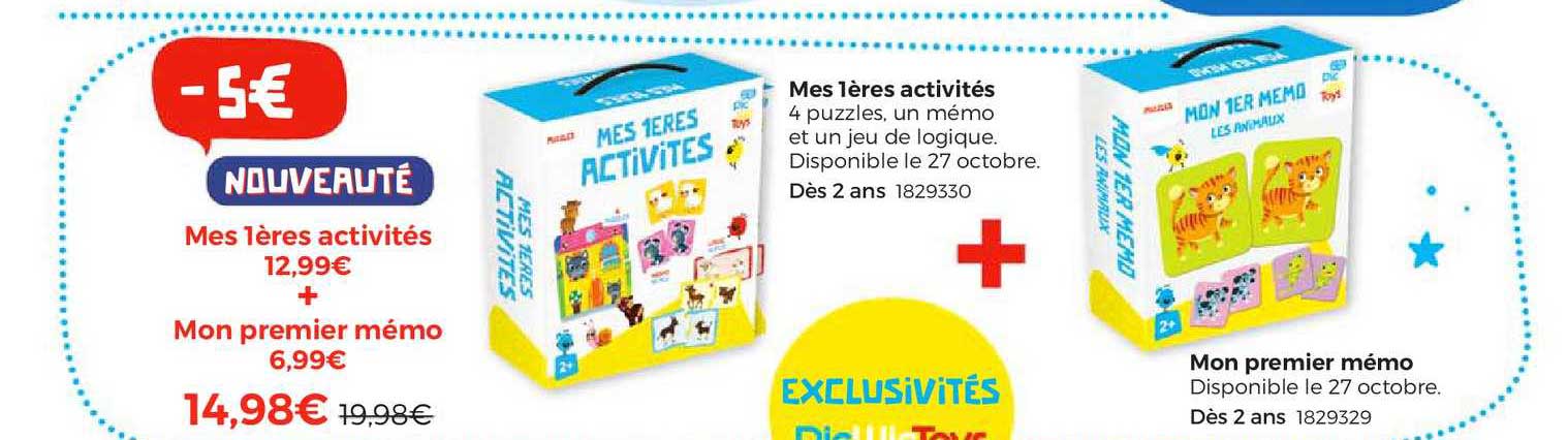 mes 1ères activités