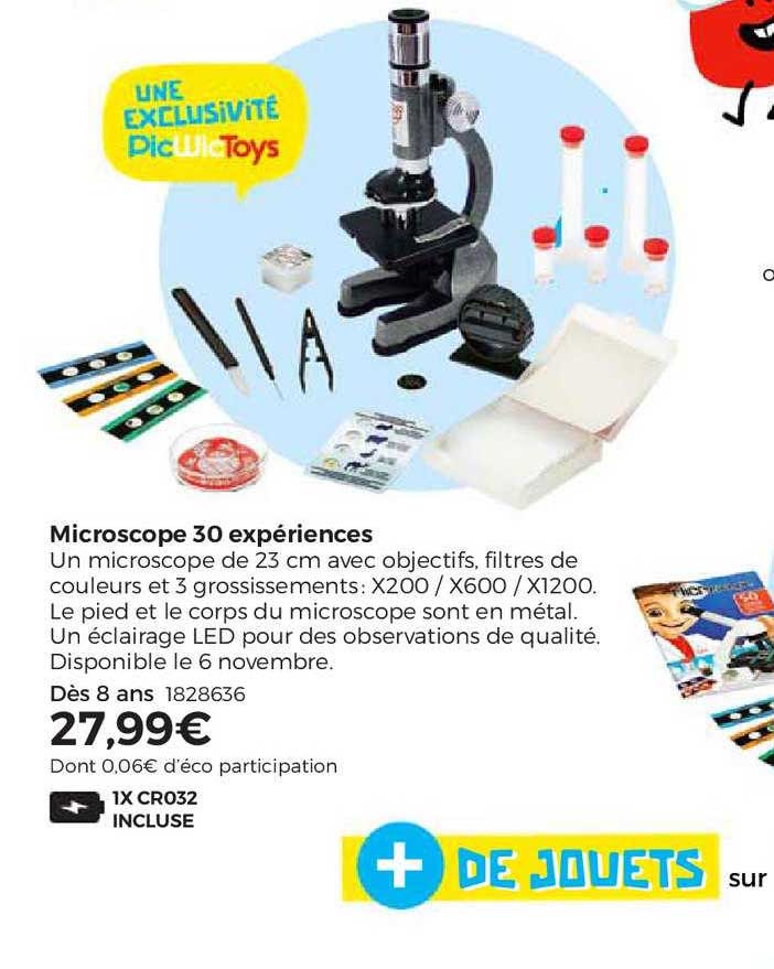 microscope 30 expériences