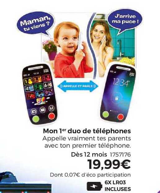 mon 1er duo de téléphones