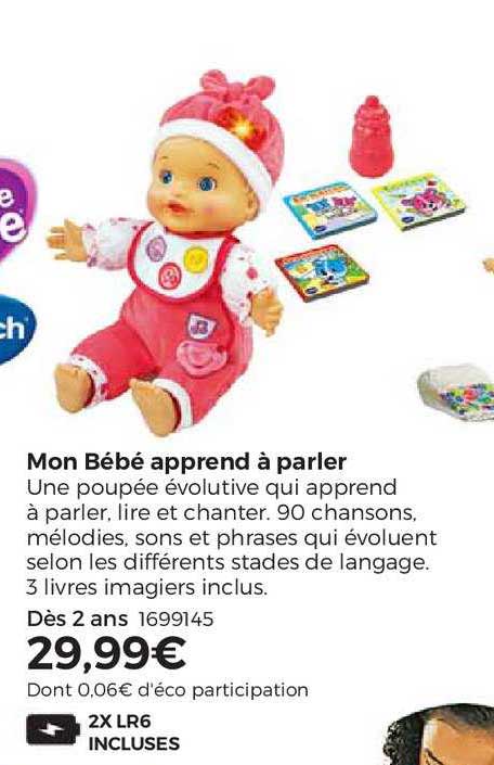 mon bébé apprend à parler