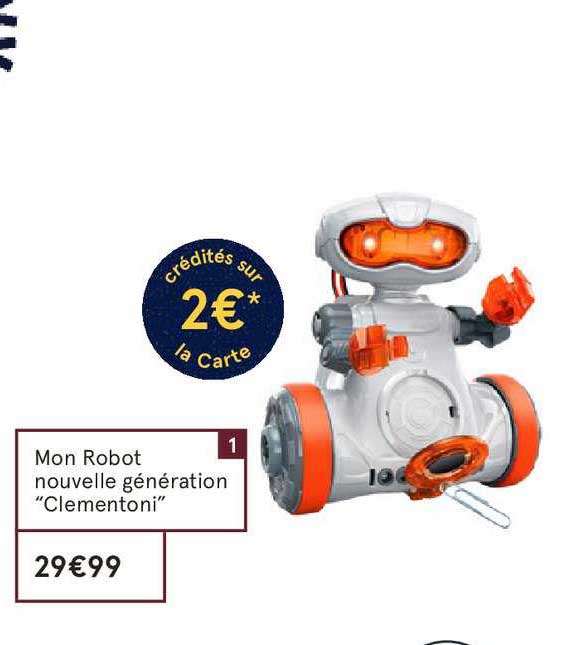 mon robot nouvelle génération clementoni