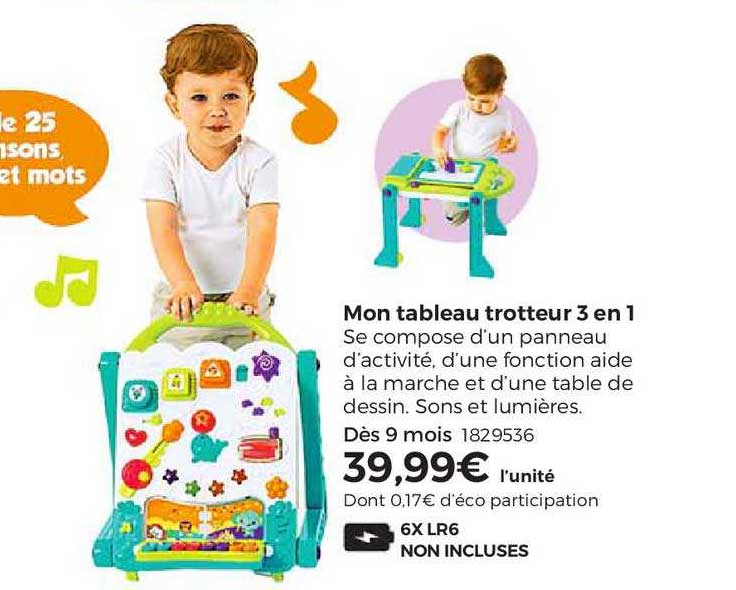 mon tableau trotteur 3 en 1