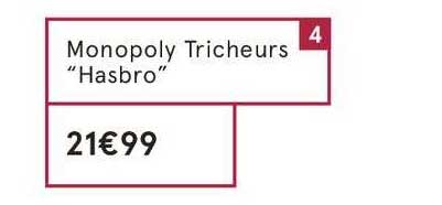 Monopoly Tricheurs Hasbro