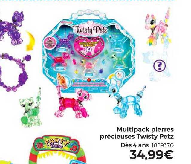 multipack pierres précieuses twisty petz