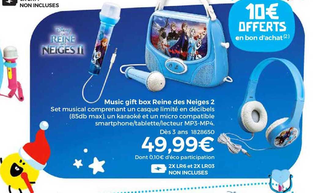 music gift box reine des neiges 2