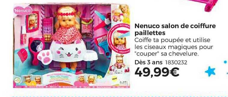nenuco salon de coiffure paillettes