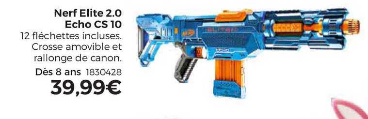 nerf elite 2.0 echo cs 10