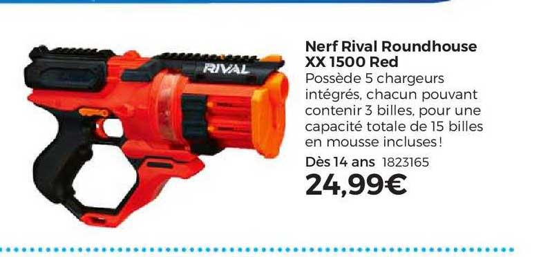 nerf rival roundhouse xx 1500 red