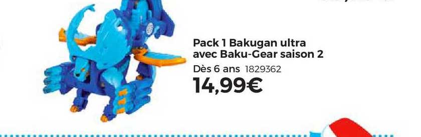 pack 1 bakugan ultra avec baku-gear saison 2