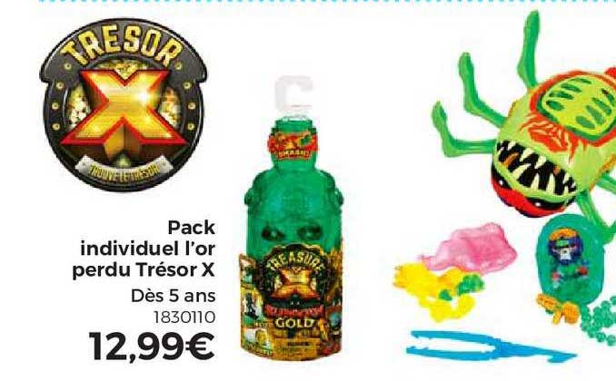 pack individuel l'or perdu trésor x