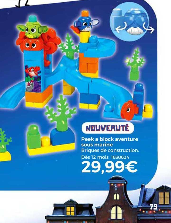 peek a block aventure sous marine