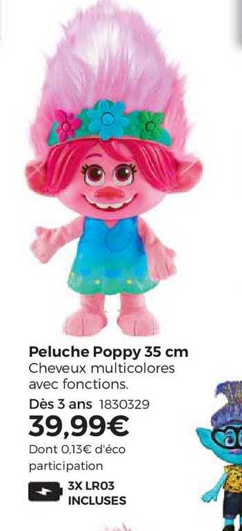 peluche poppy 35 cm