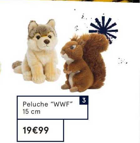 peluche wwf 15 cm