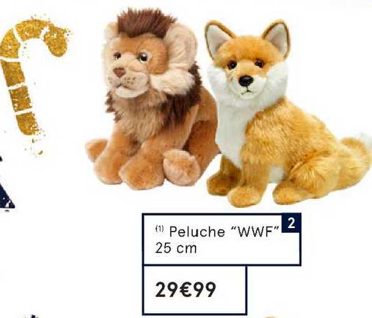 peluche wwf 25 cm