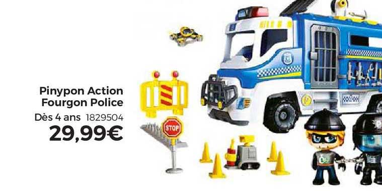 pinypon action fourgon police
