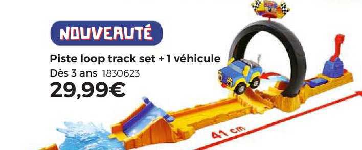 piste loop track set + 1 véhicule