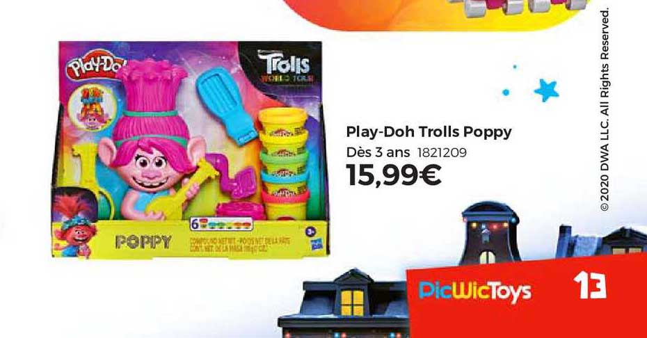 play-doh trolls poppy