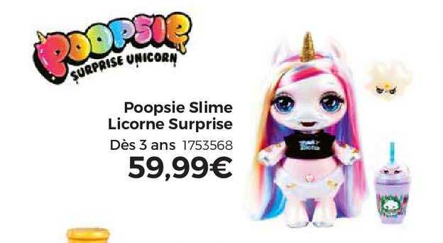 poopsie slime licorne surprise