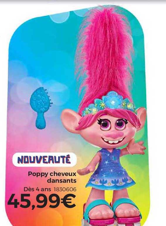 poppy cheveux dansants