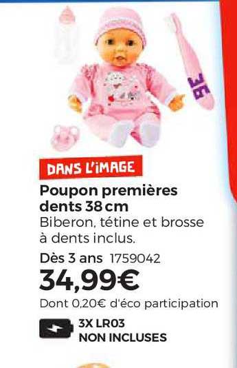 Poupon Premières Dents 38 Cm
