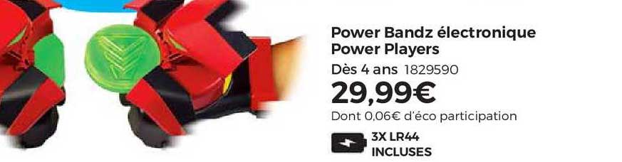 power bandz électronique power players