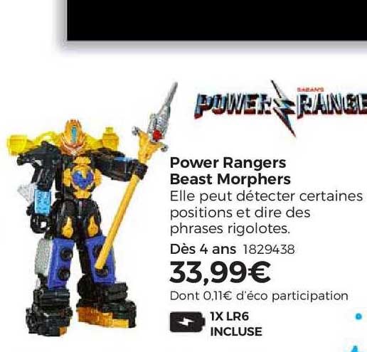 power rangers beast morphers