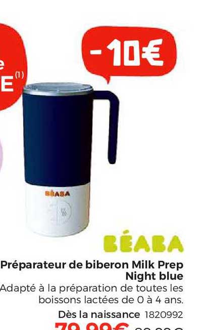 préparateur de biberon milk prep night blue