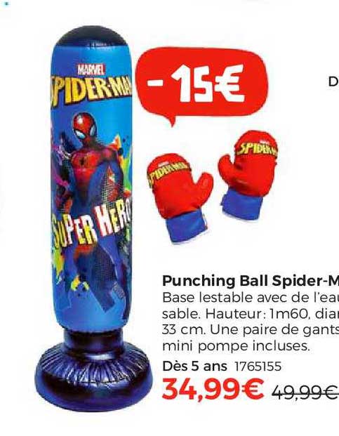 punching ball spider-man