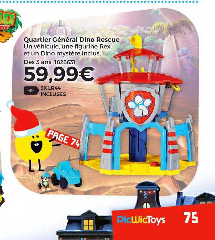 Quartier Général Dino Rescue