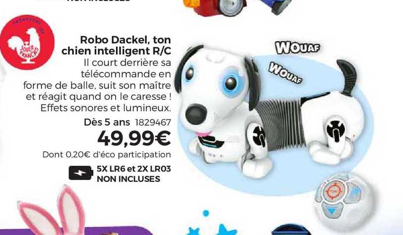 robo dackel, ton chien intelligent r-c