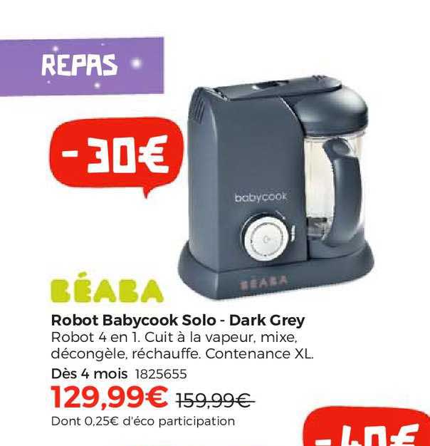 robot babycook solo - dark grey