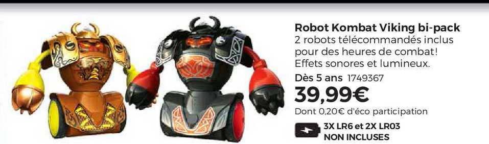 robot kombat viking bi-pack