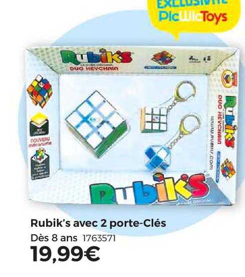 rubik's avec 2 porte-clés