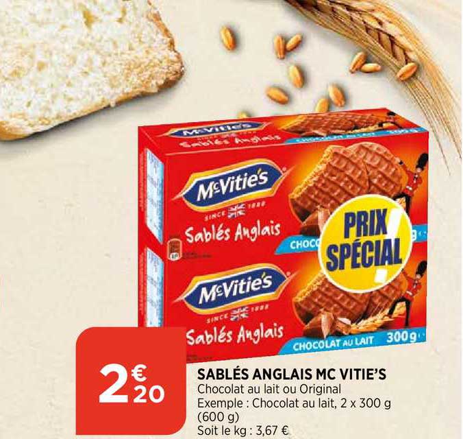 sablés anglais mc vitie's