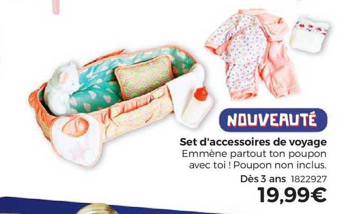 set d'accessoires de voyage
