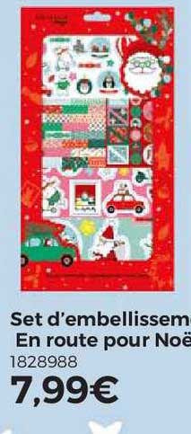 set d'embellissement en route pour noël