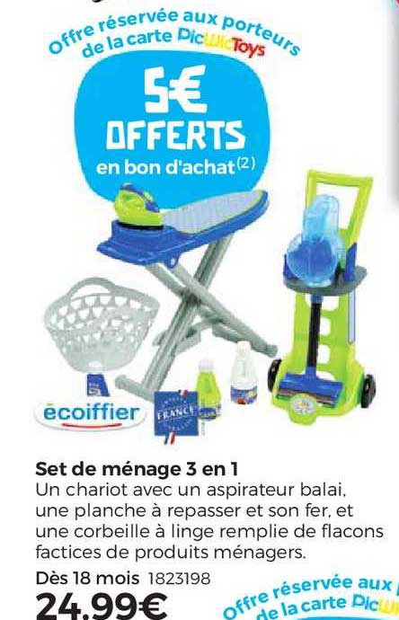 Set De Ménage 3 En 1 écoiffier