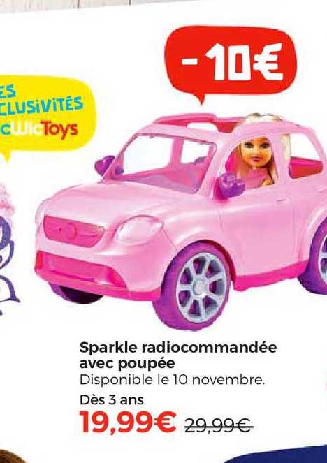 sparkle radiocommandée avec poupée