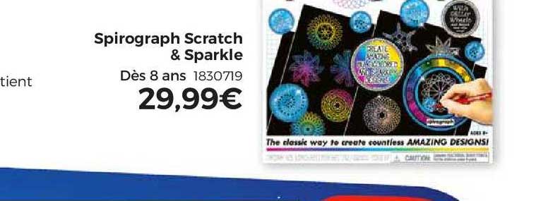 spirograph scratch & sparkle