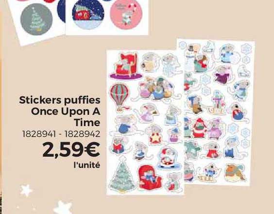 stickers puffies once upon a time
