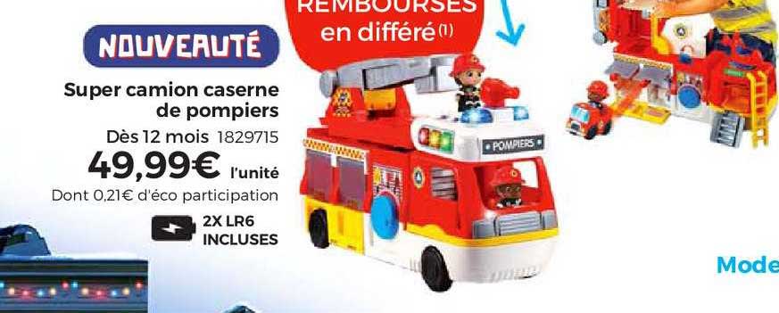 super camion caserne de pompiers
