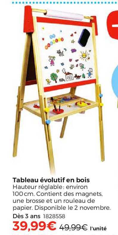 tableau évolutif en bois