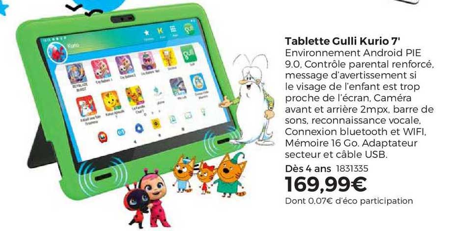 tablette gulli kurio 7'
